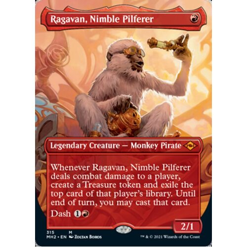 Ragavan, Nimble Pilferer FOIL (Borderless) -  MH2