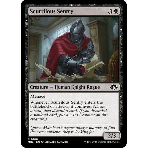 Scurrilous Sentry FOIL - MH3