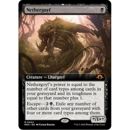 Nethergoyf (Extended Art) FOIL - MH3