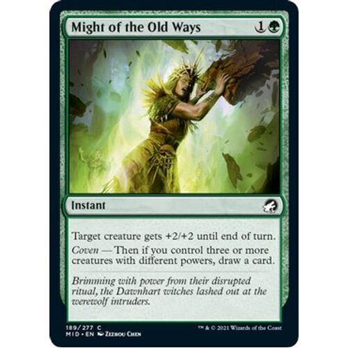 Might of the Old Ways FOIL - MID