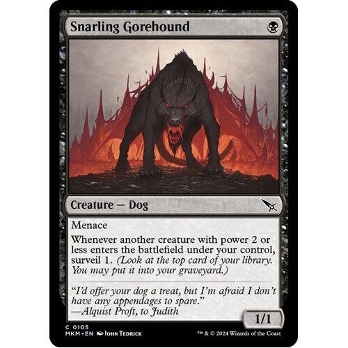 Snarling Gorehound - MKM