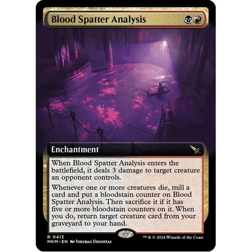 Blood Spatter Analysis (Extended Art) - MKM