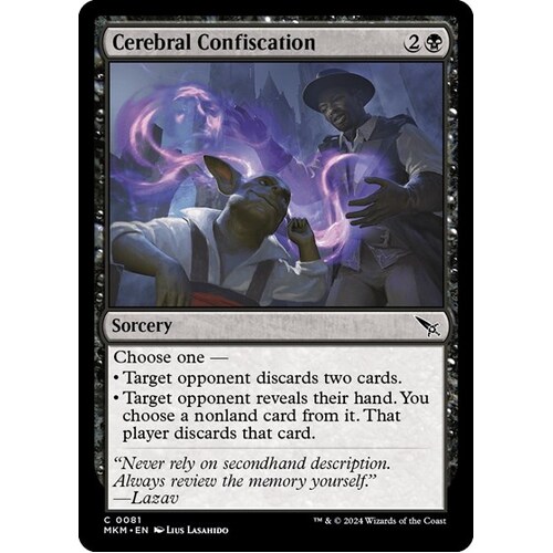 Cerebral Confiscation FOIL - MKM