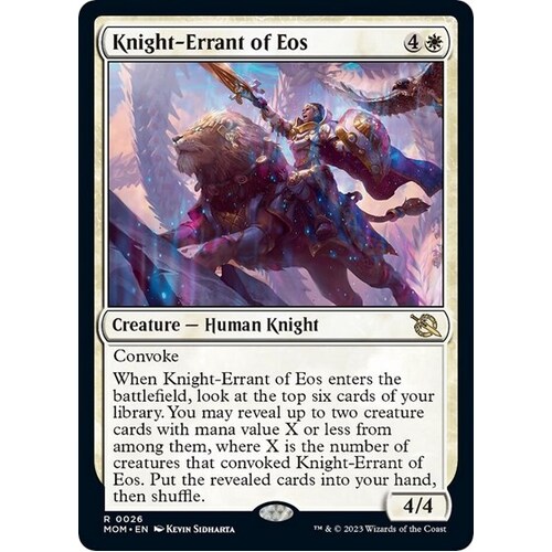 Knight-Errant of Eos - MOM