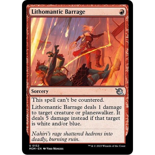 Lithomantic Barrage - MOM