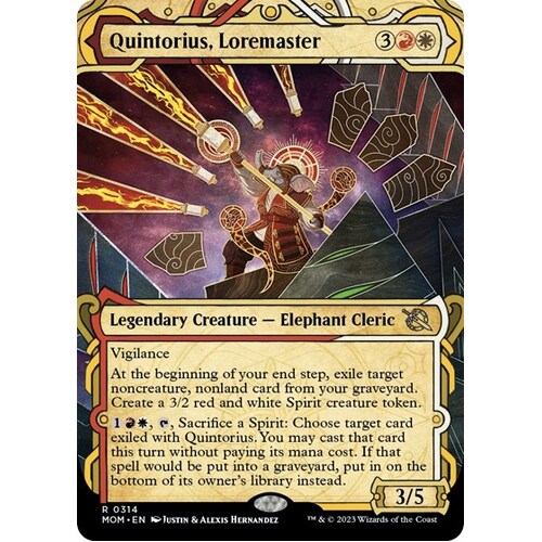 Quintorius, Loremaster (Showcase) - MOM