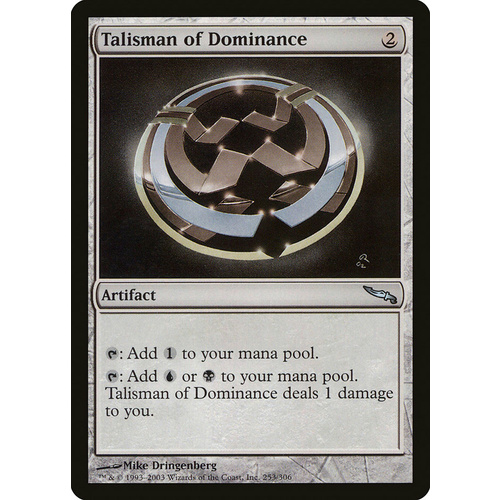 Talisman of Dominance - MRD