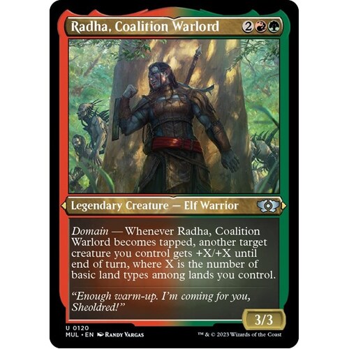 Radha, Coalition Warlord (Foil Etched) - MUL