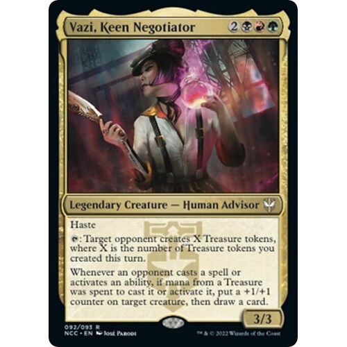 Vazi, Keen Negotiator - NCC