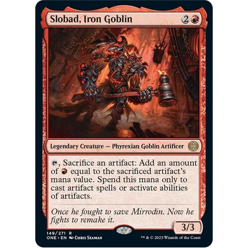 Slobad, Iron Goblin FOIL - ONE