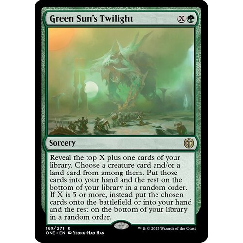 Green Sun's Twilight FOIL - ONE