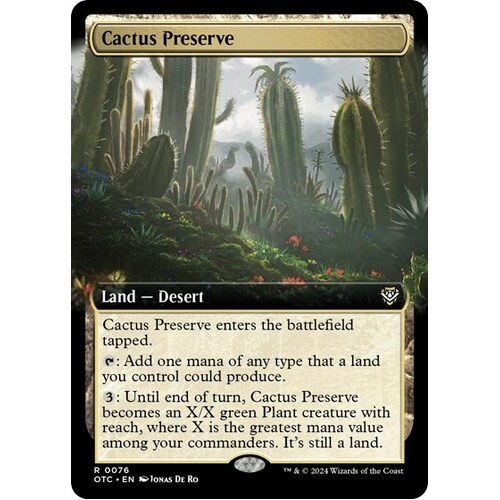 Cactus Preserve (Extended Art) - OTC