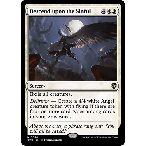 Descend upon the Sinful - OTC