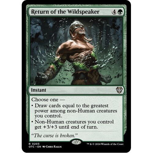 Return of the Wildspeaker - OTC