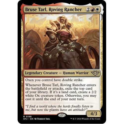 Bruse Tarl, Roving Rancher - OTJ