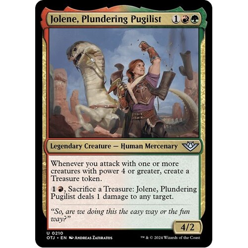 Jolene, Plundering Pugilist - OTJ