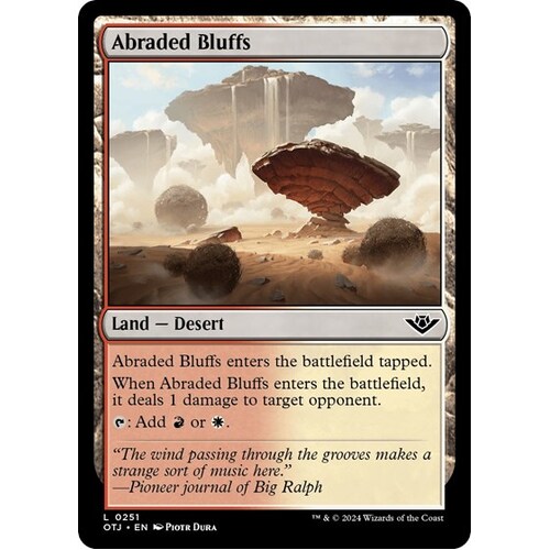 Abraded Bluffs - OTJ