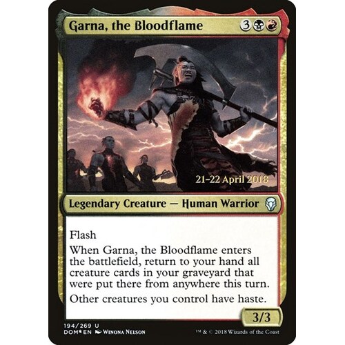 Garna, the Bloodflame FOIL - PRE