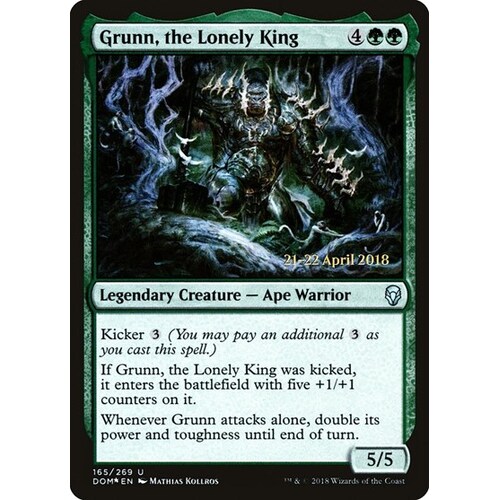 Grunn, the Lonely King FOIL - PRE