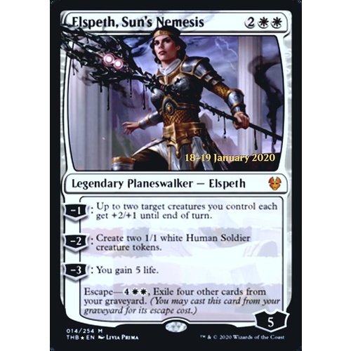 Elspeth, Sun's Nemesis (Prerelease) FOIL - THB