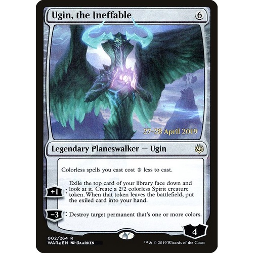 Ugin, the Ineffable Pre-Release FOIL - WAR