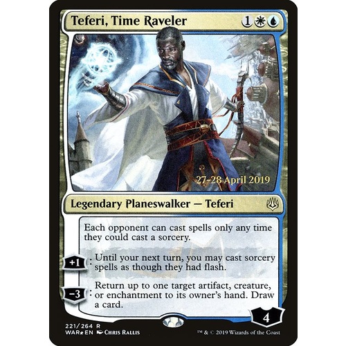 Teferi, Time Raveler Pre-Release FOIL - WAR