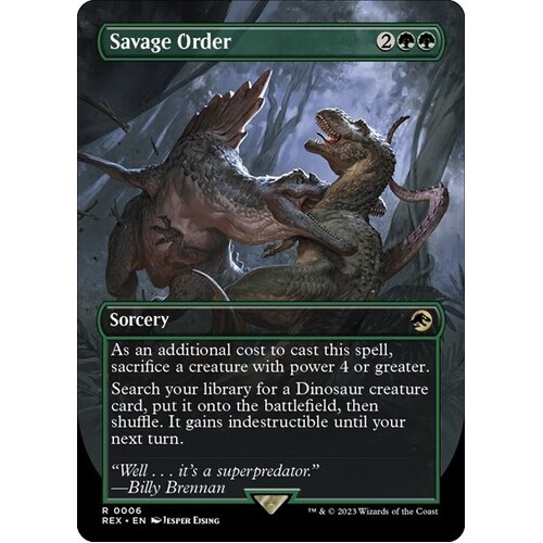 Savage Order (Borderless) - REX