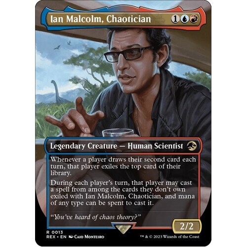 Ian Malcolm, Chaotician (Borderless) - REX