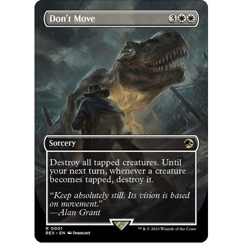 Don't Move (Borderless) FOIL - REX