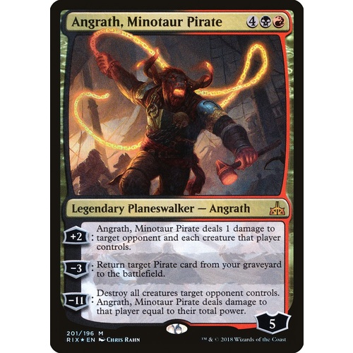 Angrath, Minotaur Pirate FOIL - RIX