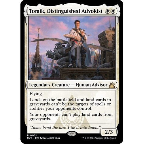 Tomik, Distinguished Advokist - RVR