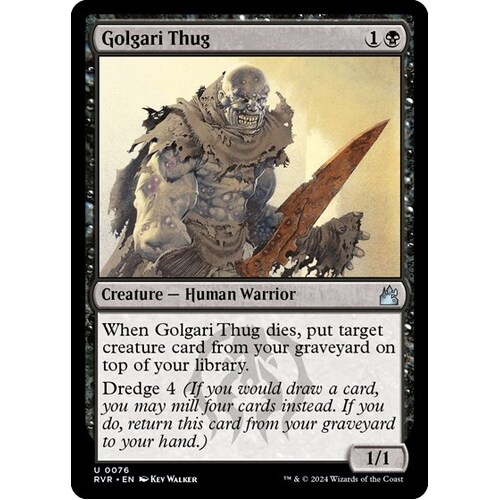 Golgari Thug - RVR