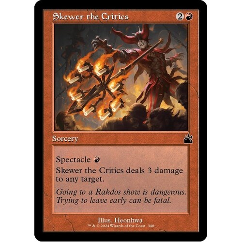 Skewer the Critics (Retro Frame) - RVR