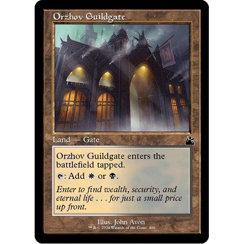 Orzhov Guildgate (Retro Frame) - RVR