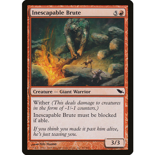 Inescapable Brute FOIL - SHM