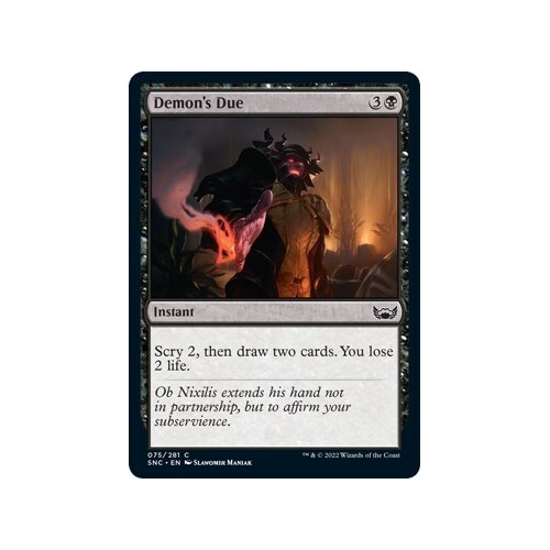 Demon's Due FOIL - SNC