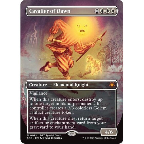 Cavalier of Dawn (Borderless) FOIL - SPG