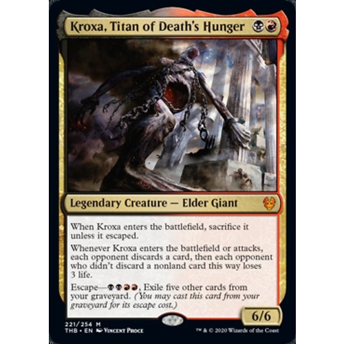 Kroxa, Titan of Death's Hunger - THB