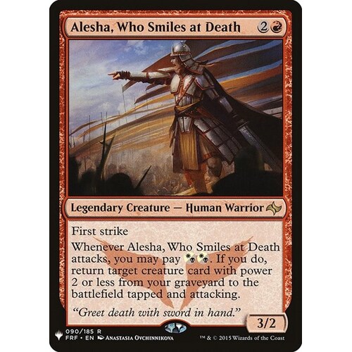 Alesha, Who Smiles at Death - TLP