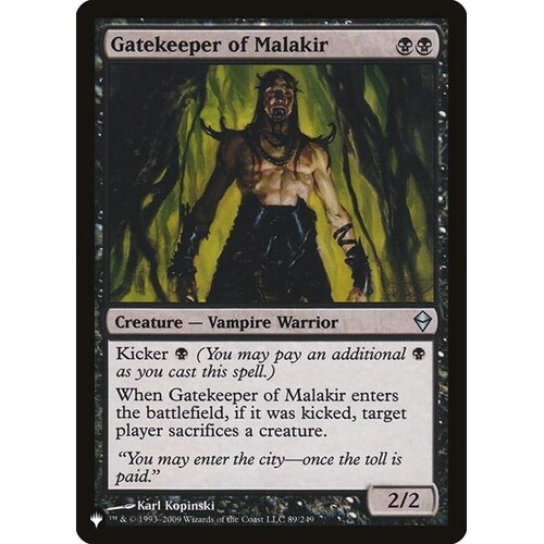 Gatekeeper of Malakir - TLP