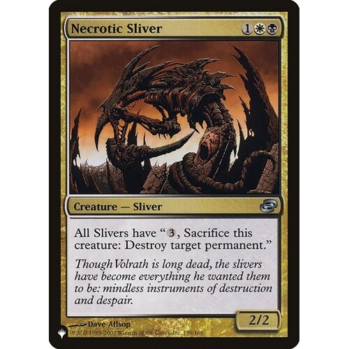 Necrotic Sliver - TLP