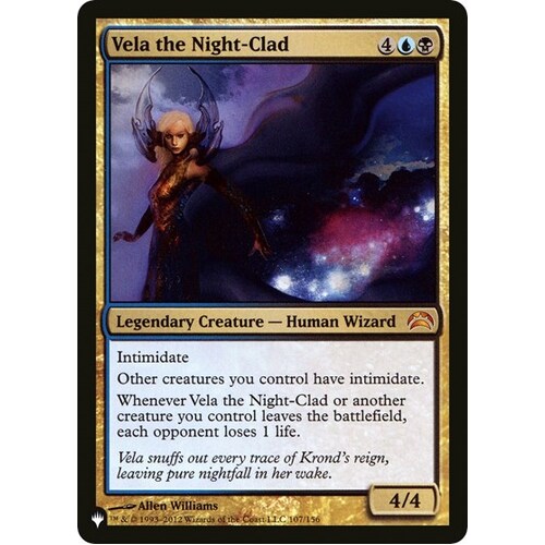 Vela the Night-Clad - TLP