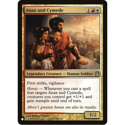 Anax and Cymede - TLP