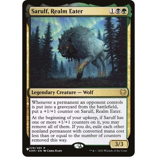 Sarulf, Realm Eater - TLP