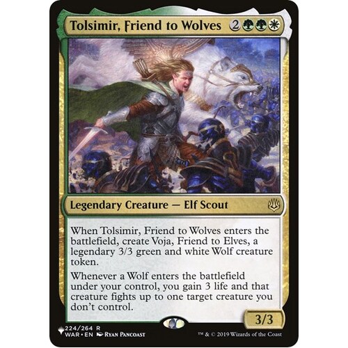 Tolsimir, Friend to Wolves - TLP