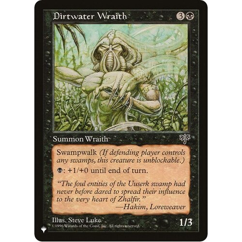 Dirtwater Wraith - TLP