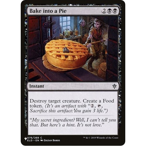 Bake into a Pie - TLP