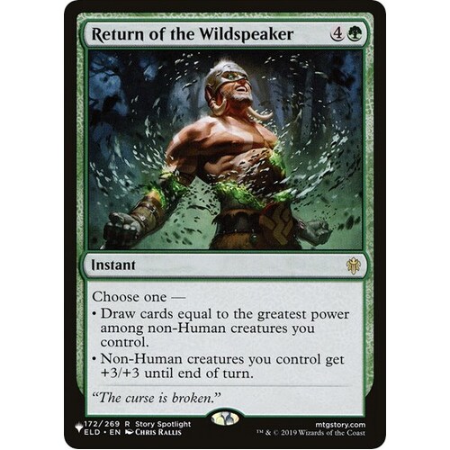 Return of the Wildspeaker - TLP