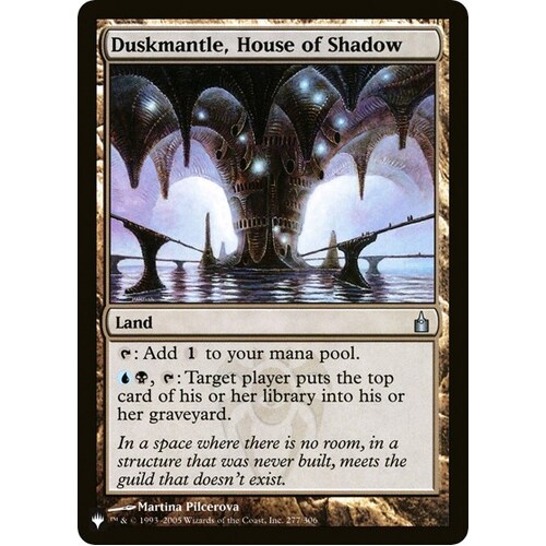 Duskmantle, House of Shadow - TLP