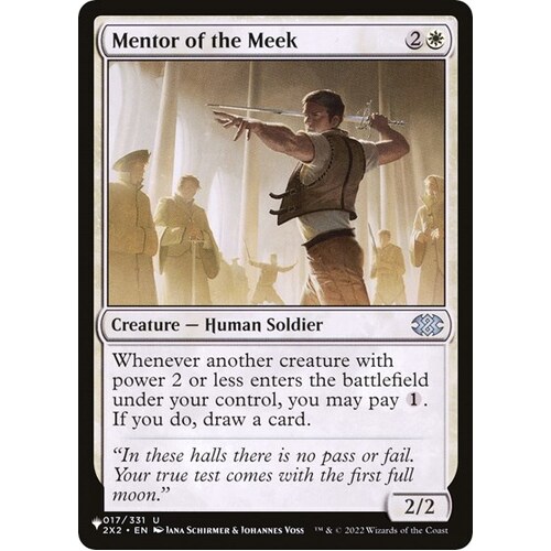 Mentor of the Meek - TLP